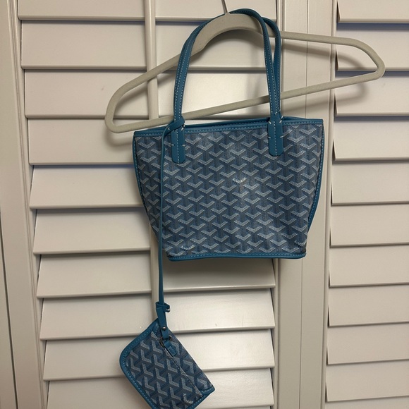 Blue Patterned Tote Bag - Picture 2 of 2